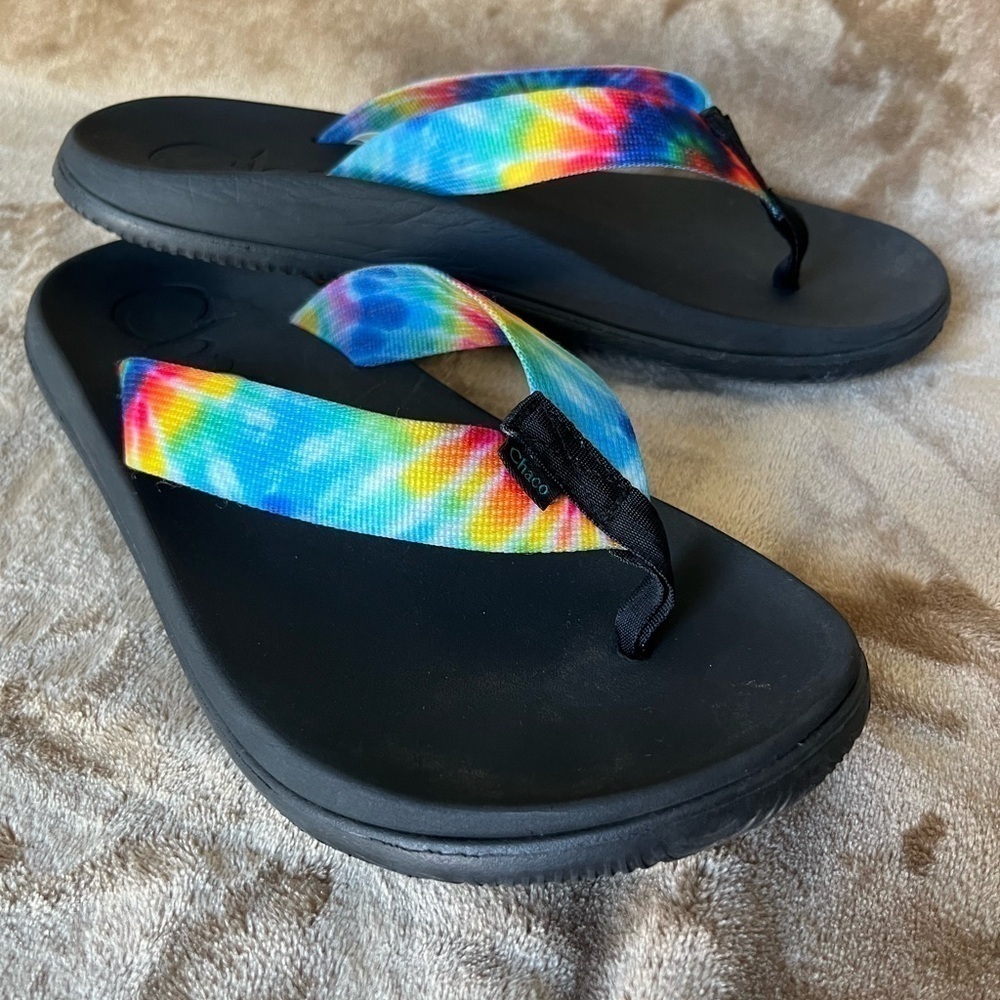 Chaco Chillos Tie Dye Flip Flop Sandals Men’s Size 10